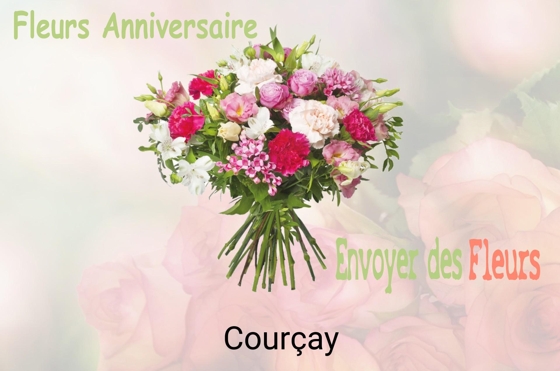 Bouquet de fleurs d’anniversaire livré à Courçay